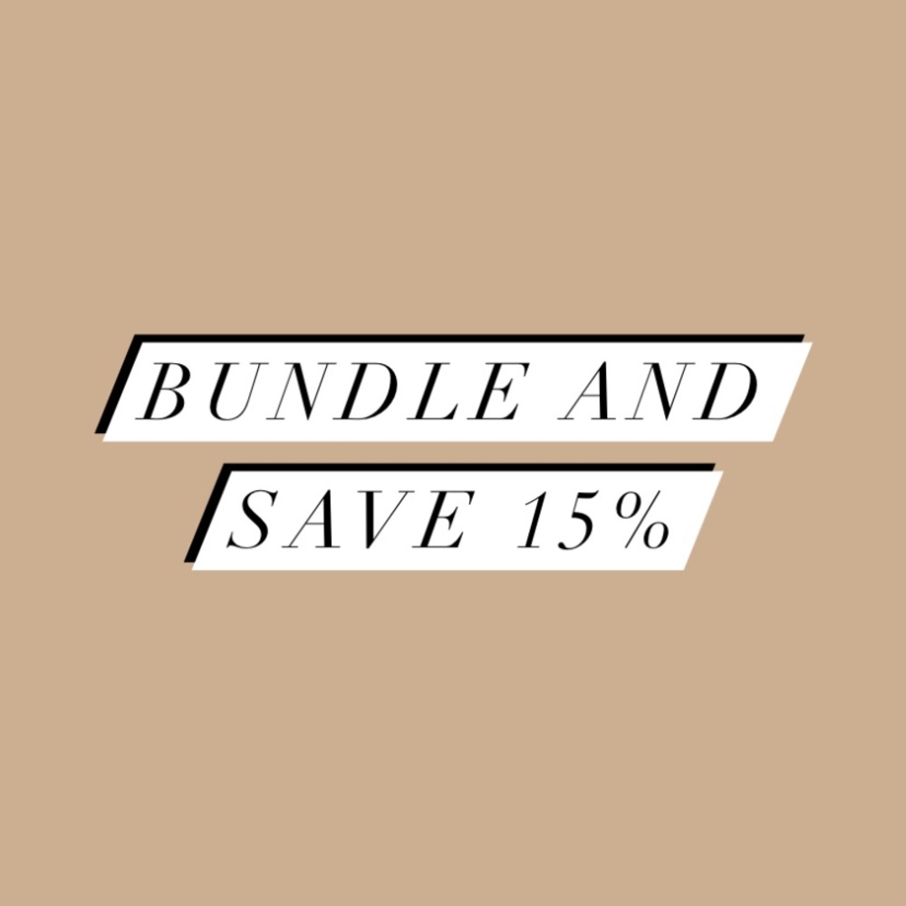 ✨Bundle and Save 15%✨